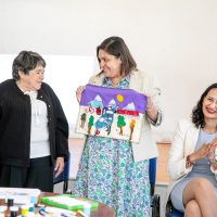 visita embajadora de méxico a Lo Espejo
