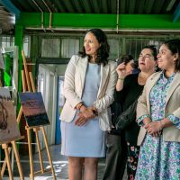 visita embajadora de méxico a Lo Espejo